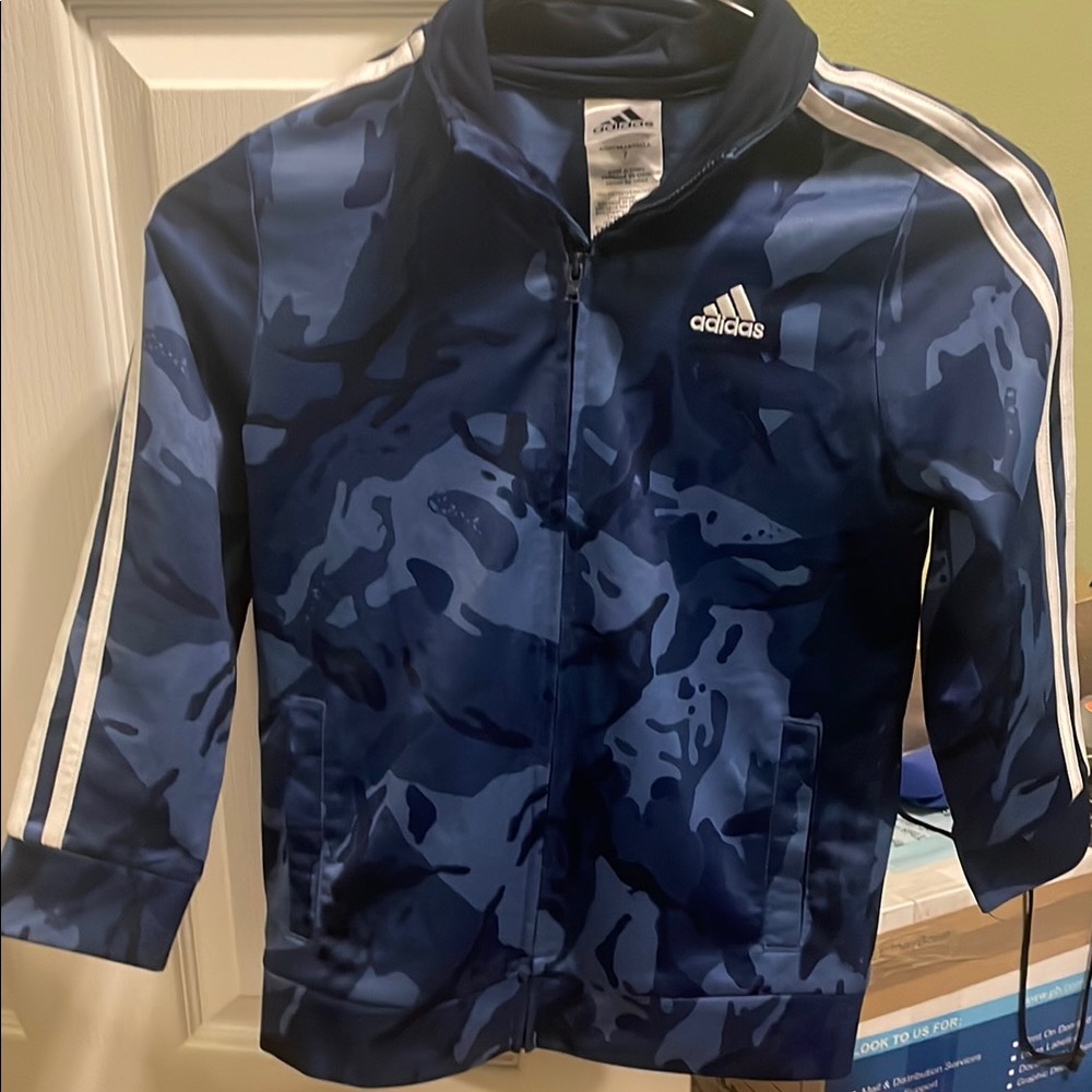 Adidas Navy Camouflage Jacket